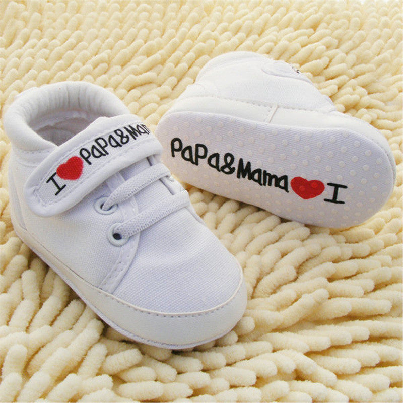 0-18M Baby Infant Kids Boy Girls Soft Sole Canvas Sneaker Toddler Newborn Shoes New PY1