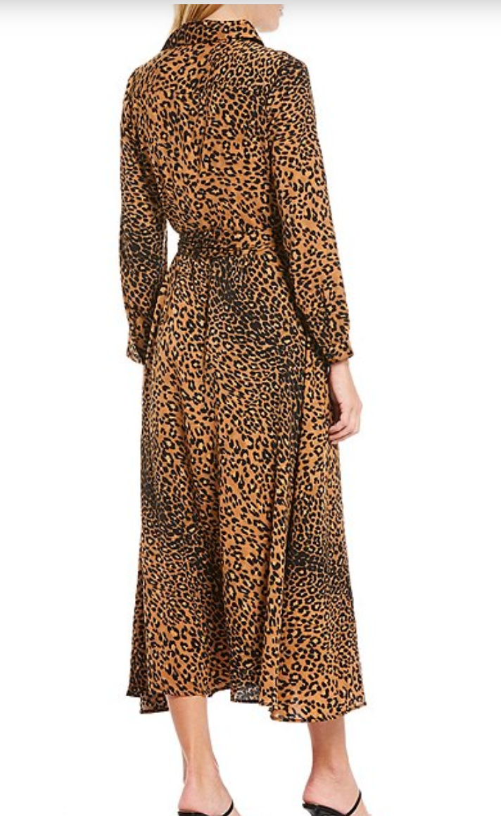 Elan Leopard Button Front Maxi Dress – Never Enough Cute Stuff