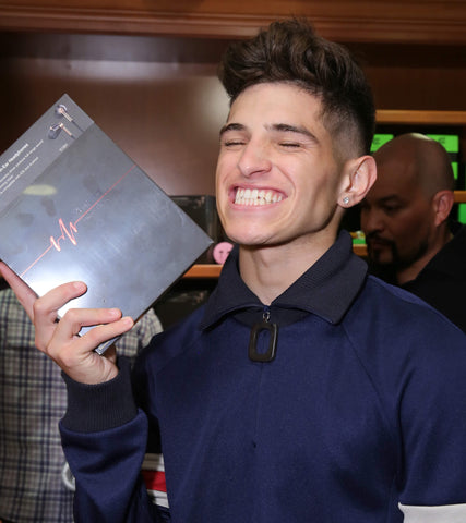 Nick Mara, Zion Kuwonu, and Edwin Hornoret from Simon Cowell's boy band, Pretty Much backstage teen choice awards