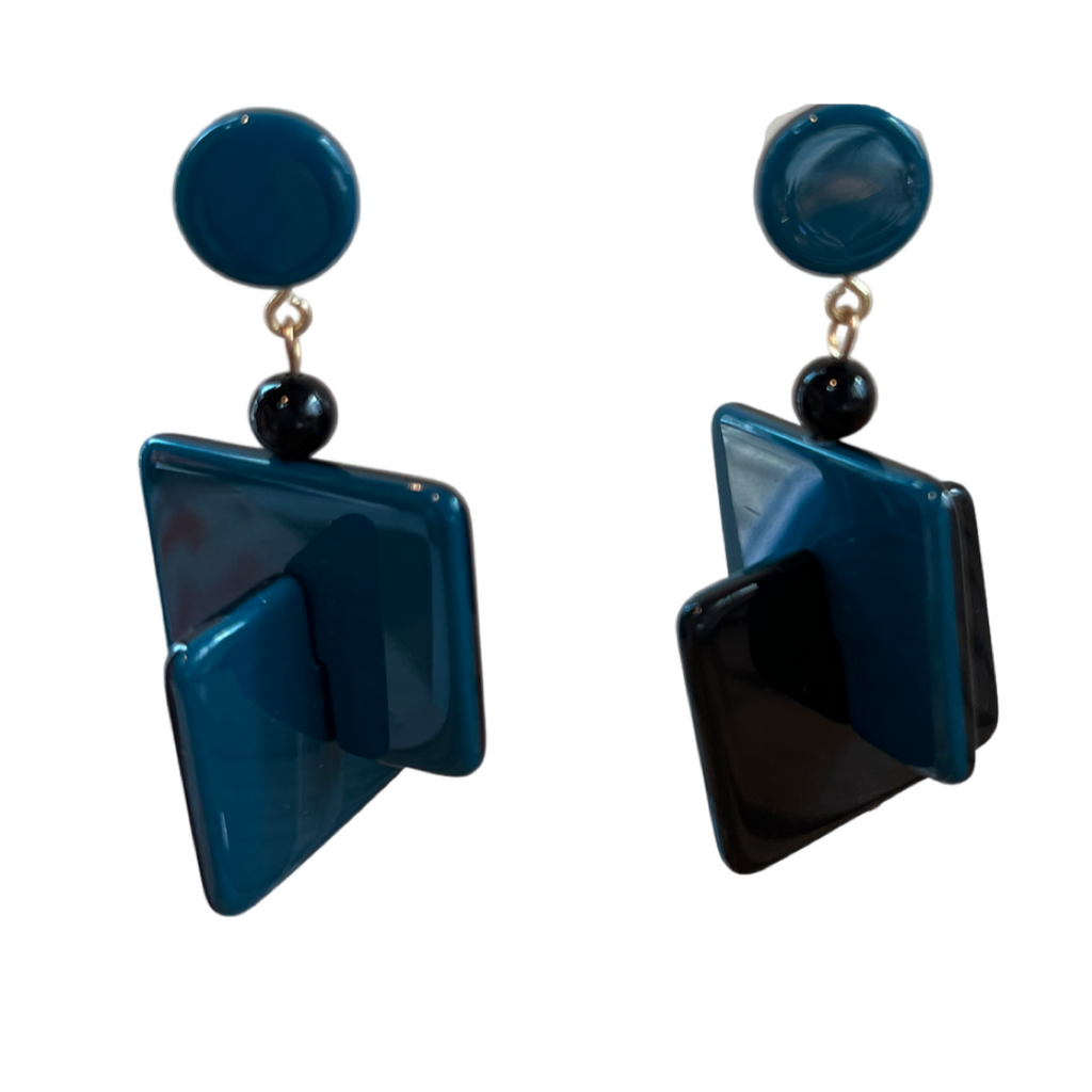 Marcia Moran Matisse Titanium Druzy Earrings