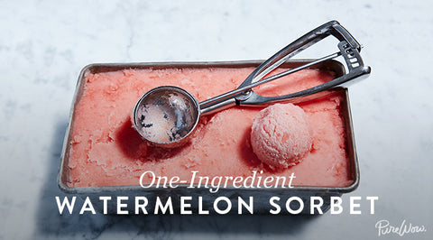 one ingredient watermelon sorbet