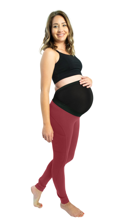 BONVIGOR Women's Maternity Leggings Over The Belly Bump Workout Full Length  Leggings Running Active Yoga Pants, 1 Pack-garnet Red, Small : :  Clothing, Shoes & Accessories