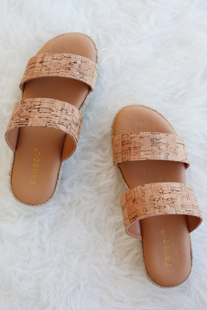 mia double strap sandal