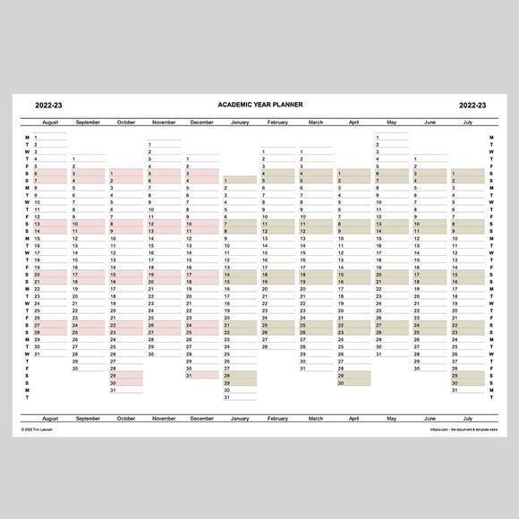 academic-year-planner-2022-23-printable-a4-or-a3-infozio