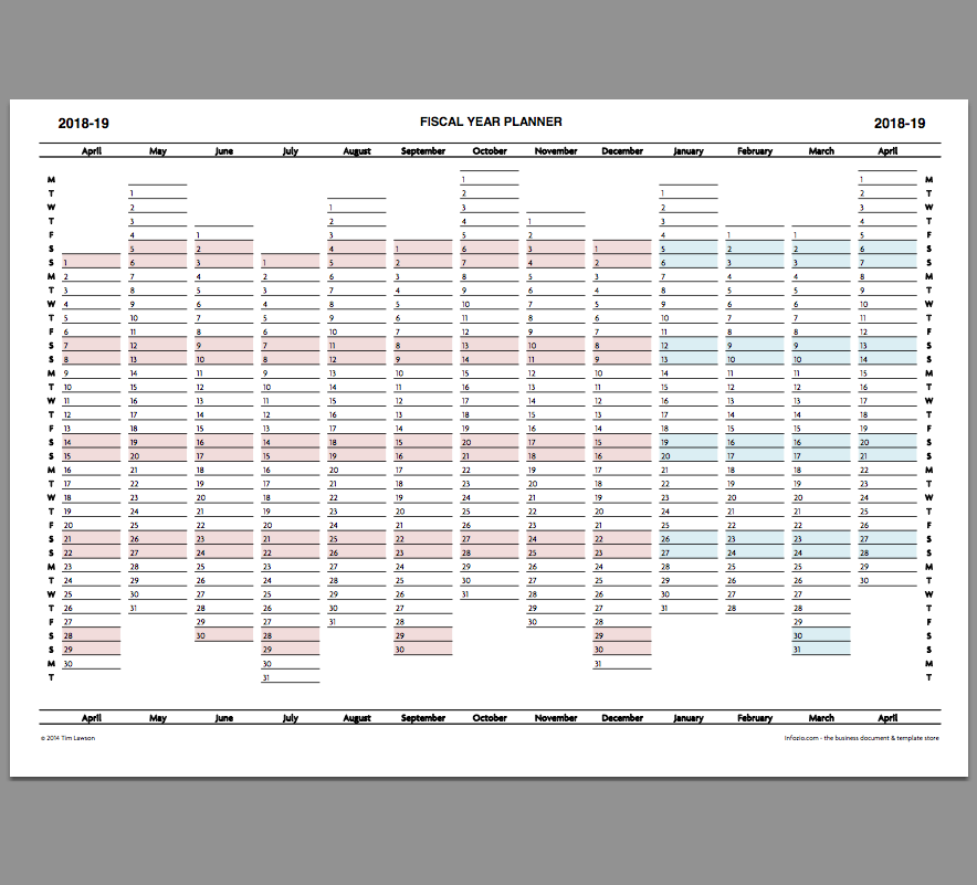 Year Planner Template 2023 Excel Printable File Infozio 8081