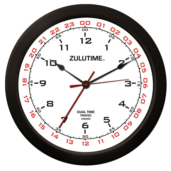 dual zone utc clock for sale