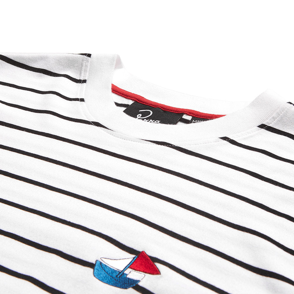 Paper Boat Striper T-Shirt 'White'