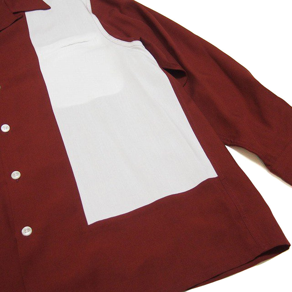 Two-Tone 50's Shirt (Type-4) 'D-Red' – Alumni of NY