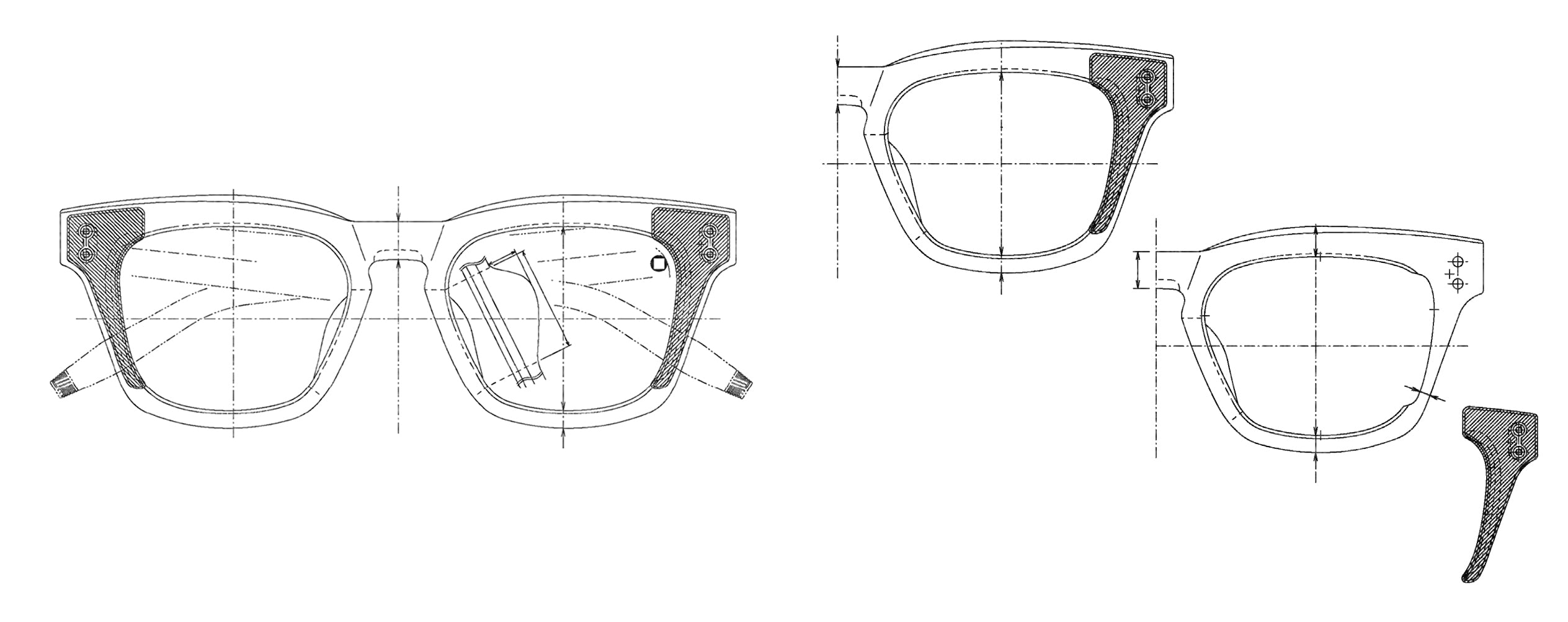 EyewearAccented Illustrations  Realistic Pencil Illustrations