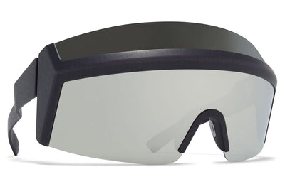 MYKITA & Bernhard Willhelm - Satori Sunglasses MD35 - Slate Grey with Silver Flash Double Shield