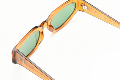 AKILA® Eyewear - Outsider Sunglasses Caramel w/ Green Lenses