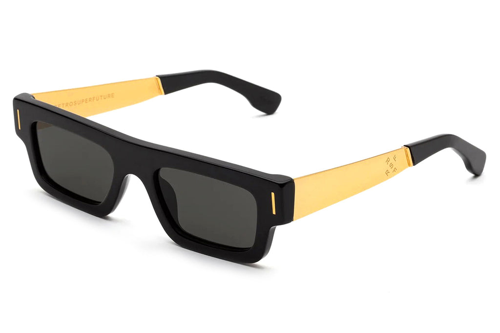 Retrosuperfuture Flat Top Francis Sunglasses Lam Black