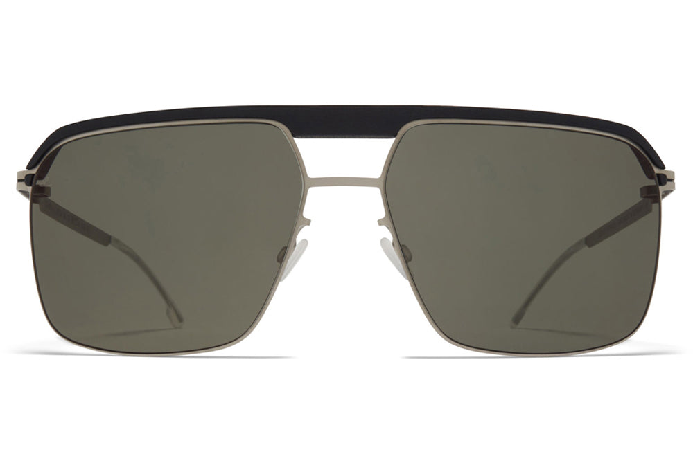 pitch black aviator sunglasses