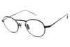 Yuichi Toyama - Itten (U-107) Eyeglasses Matte Black/Turquoise