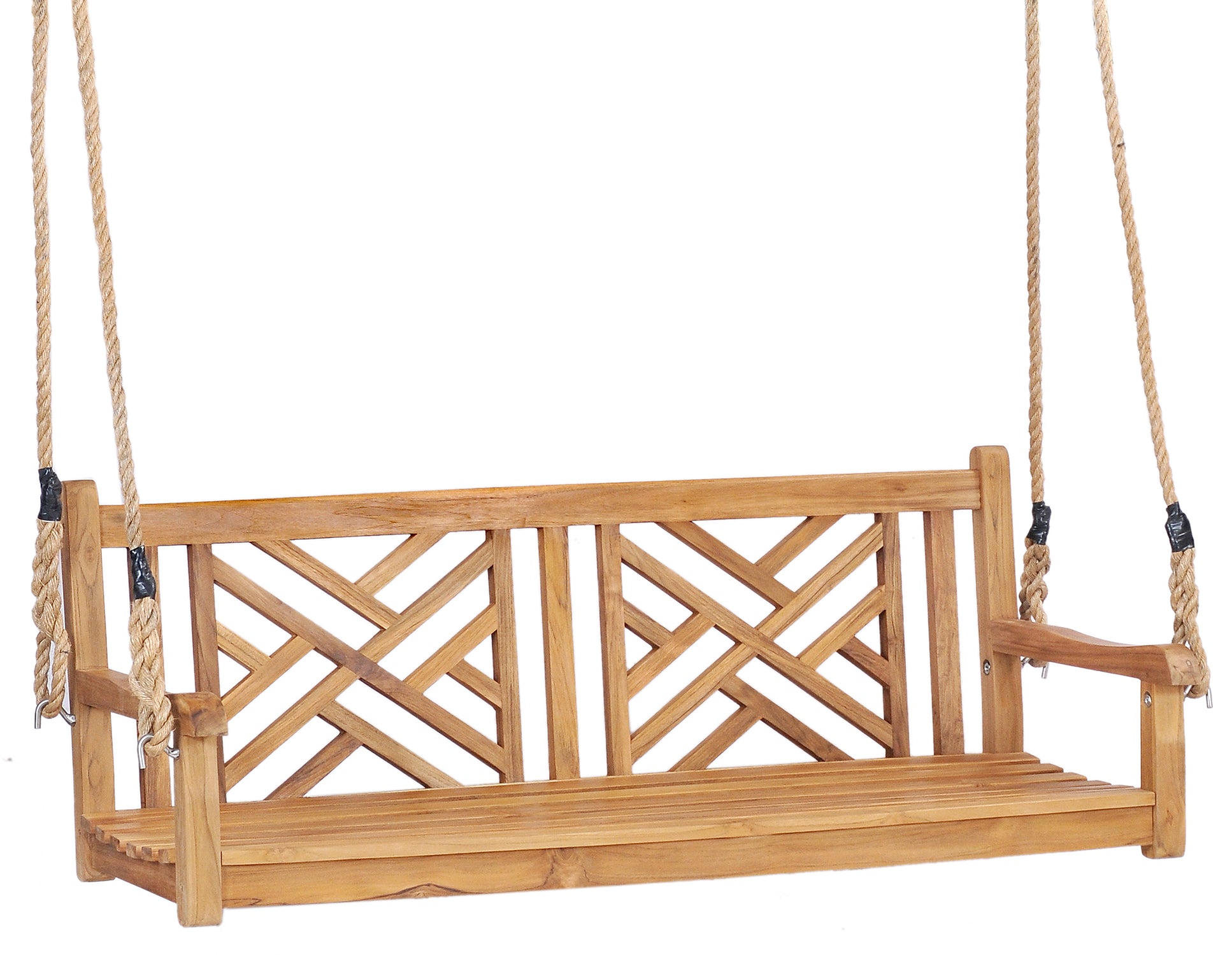 Teak Wood Chippendale Double Swing – La Place USA Furniture Outlet