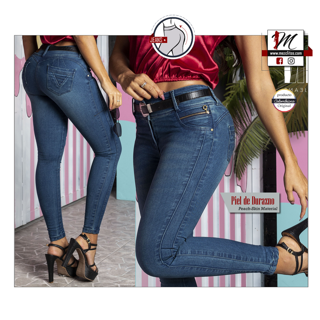 PANTALON COLOMBIANO MEDE JEANS DIAMANTE PREMIUM UTUADO513 – Tienda