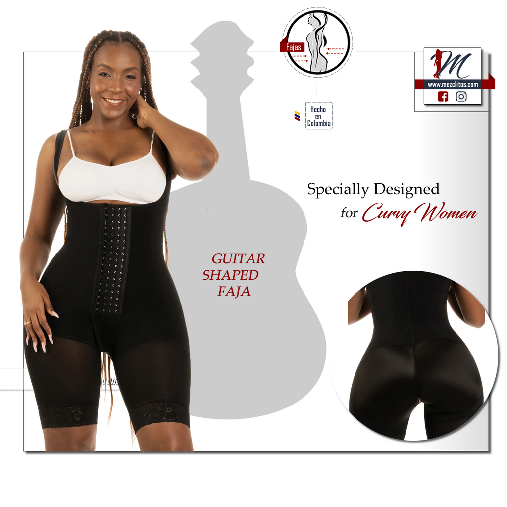 Fajas UpLady 6189  Guitar Shape Post Surgery Full Shapewear with Buil –  MODACOLOMBIANAUSA