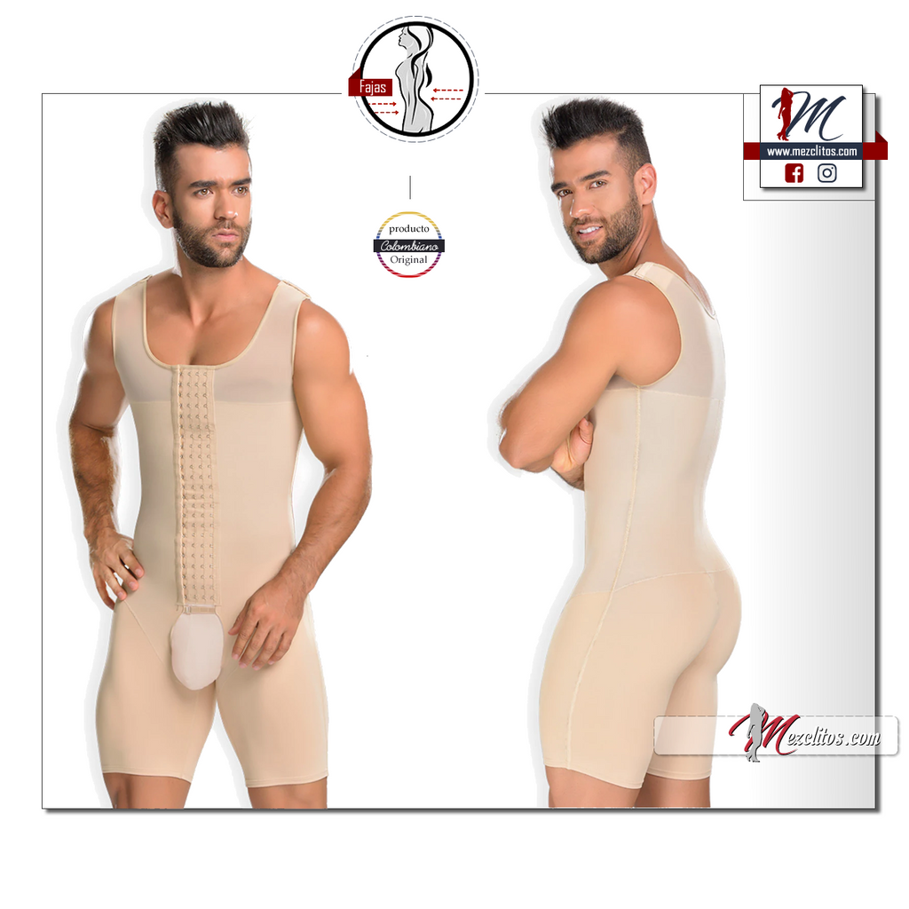  M&D 0061 Fajas Colombianas de Cuerpo Completo para Hombre