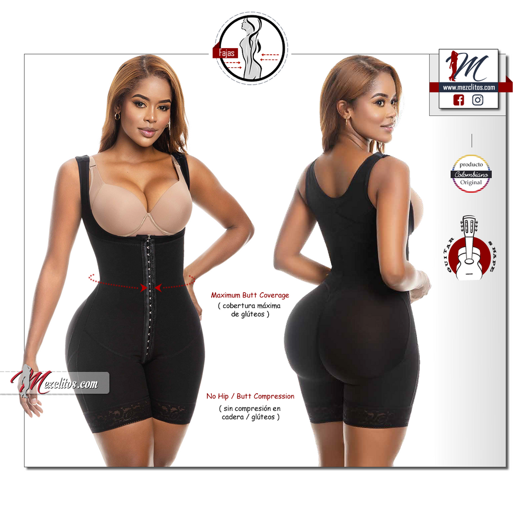 Bling Shapers Faja 099 Zipper - Guitar Shape - Small Waist, Wide Hips –  Mezclitos