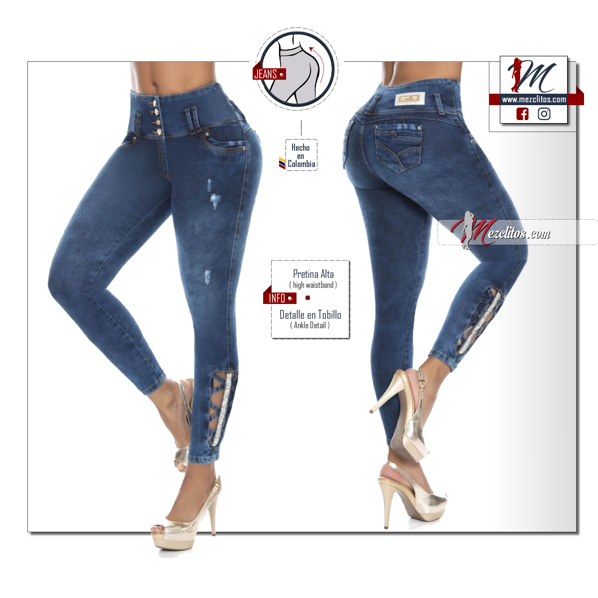Pitbull Jeans 6532 - 100% Colombianos Mezclitos