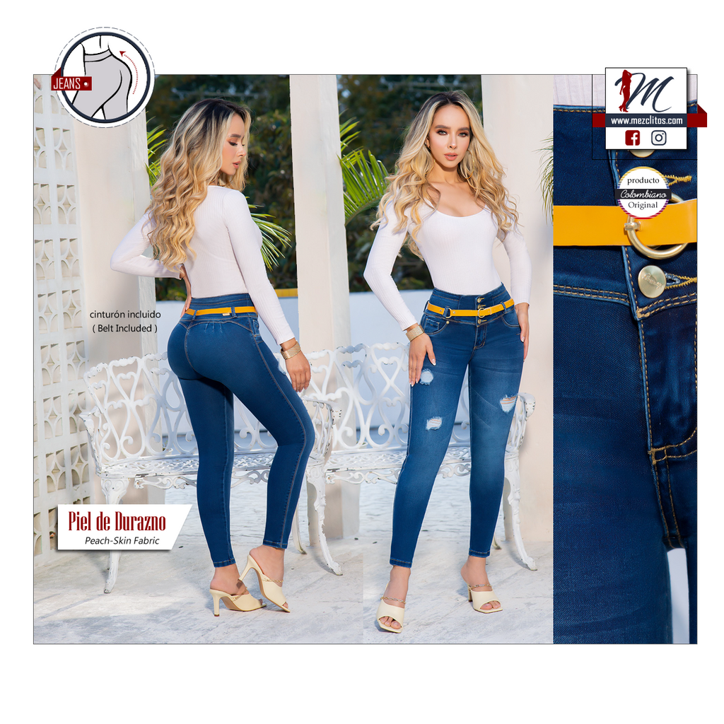 Seven7 Jeans Colombianos con FAJA 1340 – Mezclitos