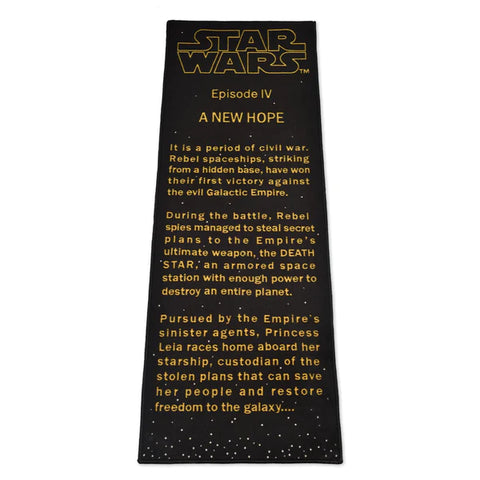 STAR WARS: A NEW HOPE TITLE CRAWL PRINTED AREA RUG | 26 X 77 INCHES