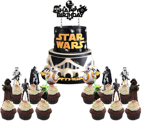 2. Use Mandalorian-Inspired Cake Toppers