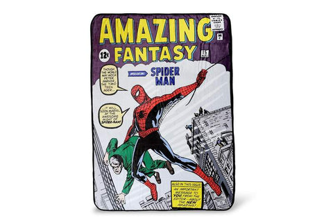 Spider-Man Amazing Fantasy No. 15 Fleece Throw Blanket