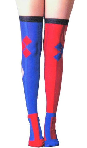 8. DC Comics Harley Quinn Women's Sheer Costume Tights