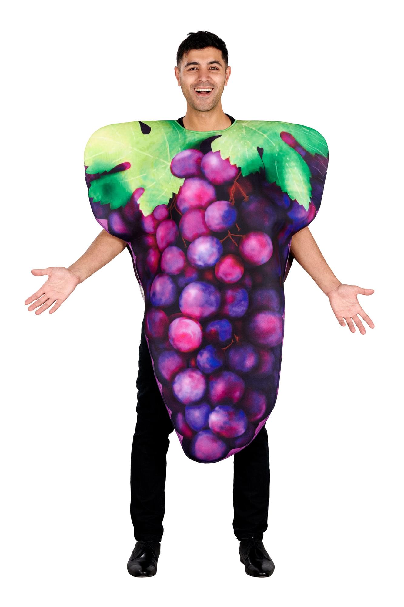 Purple Grapes Adult Costume , One Size