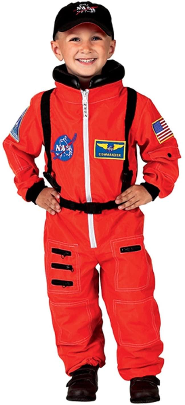 Photos - Fancy Dress Toddler Jr Astronaut Suit  W/Cap Child Costume ARX-ASO-18M-C (Orange)