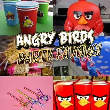 Angry Bird Party Favors