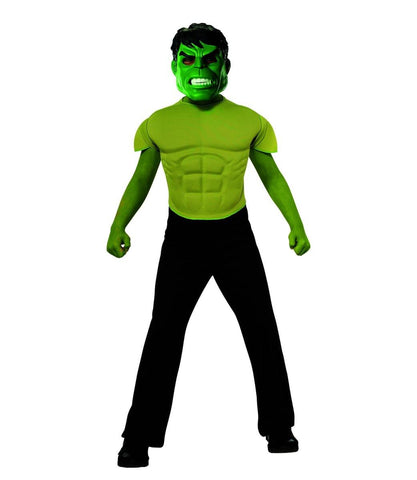 Avengers Assemble Marvel Hulk Muscle Chest Shirt Child Costume