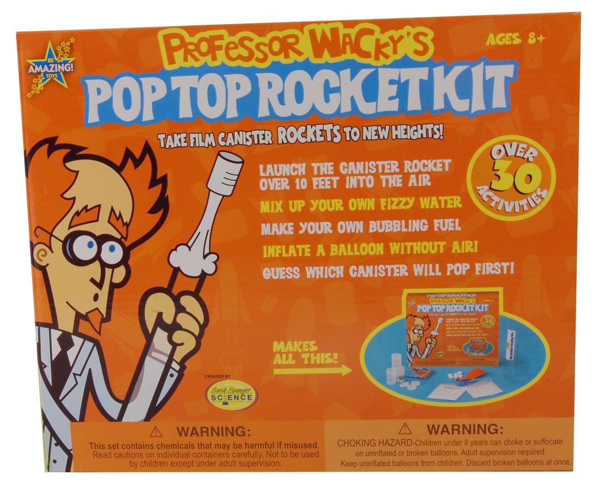 Be Amazing Toys Professor Wacky's Pop Top Rocket Kit