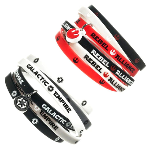 STAR WARS ASSORTED RUBBER BRACELET SET