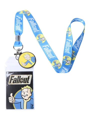 FALLOUT BLUE VAULT BOY LANYARD