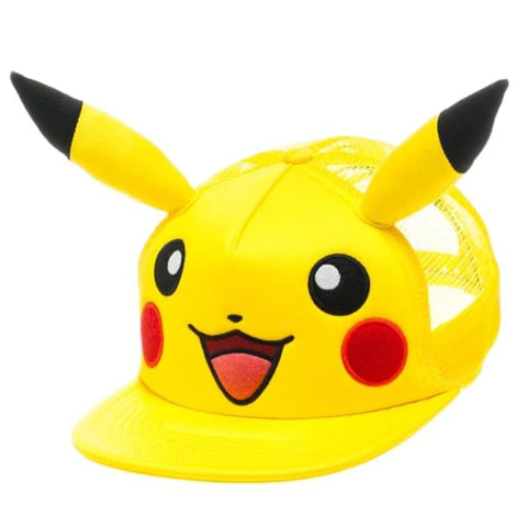 POKEMON PIKACHU HAT WITH BIG FACE AND EARS