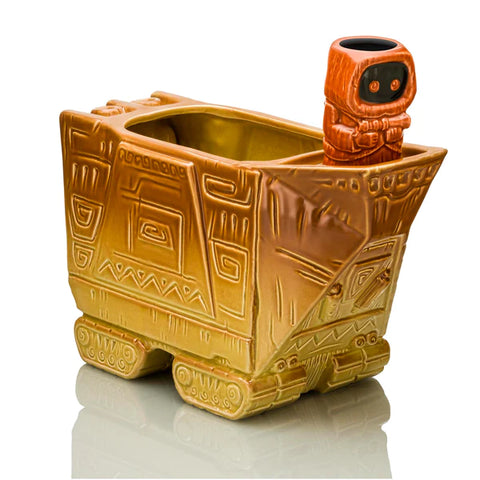 GEEKI TIKIS STAR WARS SANDCRAWLER PUNCH BOWL SET WITH JAWA MINI MUGLET