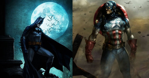 batman vs captain america crossover