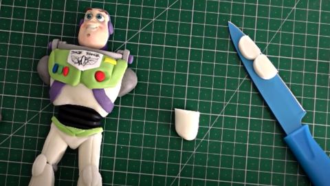 Buzz Lightyear Fondant Cake Topper