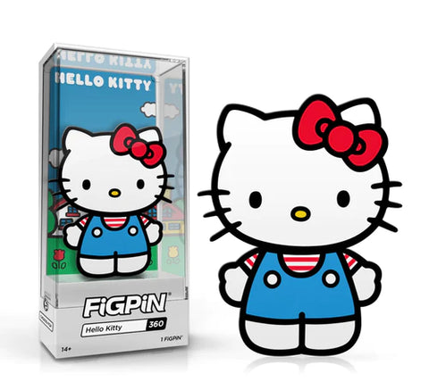 SANRIO 3 INCH COLLECTIBLE ENAMEL FIGPIN | HELLO KITTY #360 RED