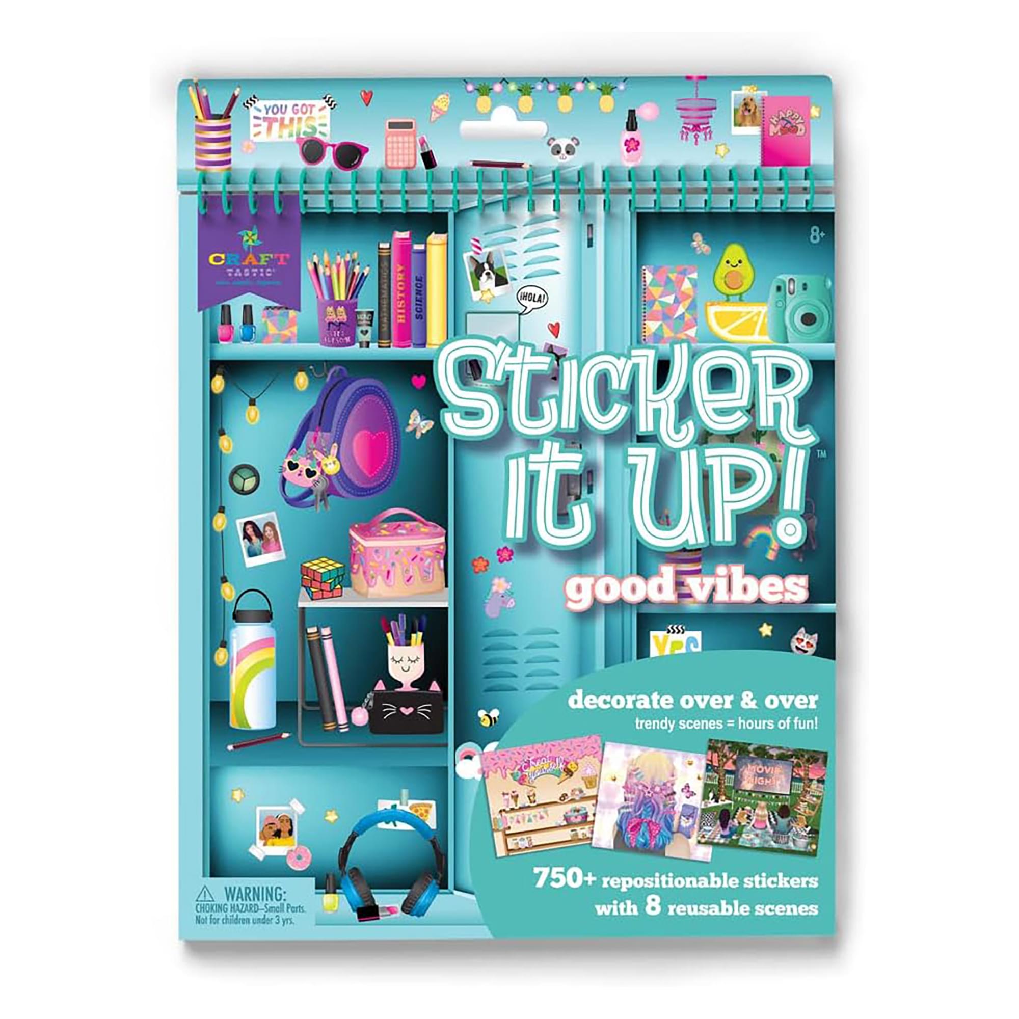 Craft-tastic Sticker It Up Sticker Book , Good Vibes