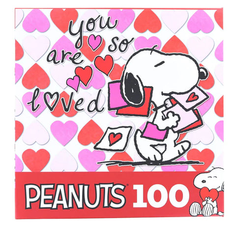 PEANUTS VALENTINES DAY 100 PIECE JIGSAW PUZZLE