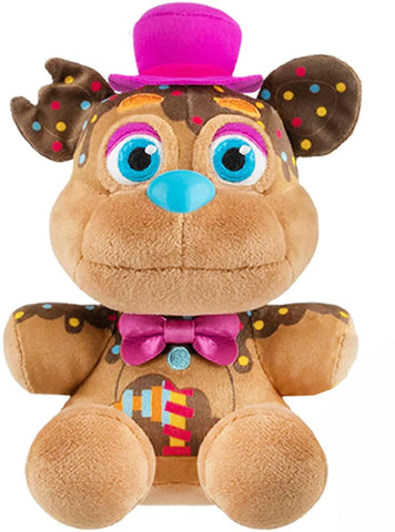  10 inch Cute Night Plush - Purple Hat Golden Freddy