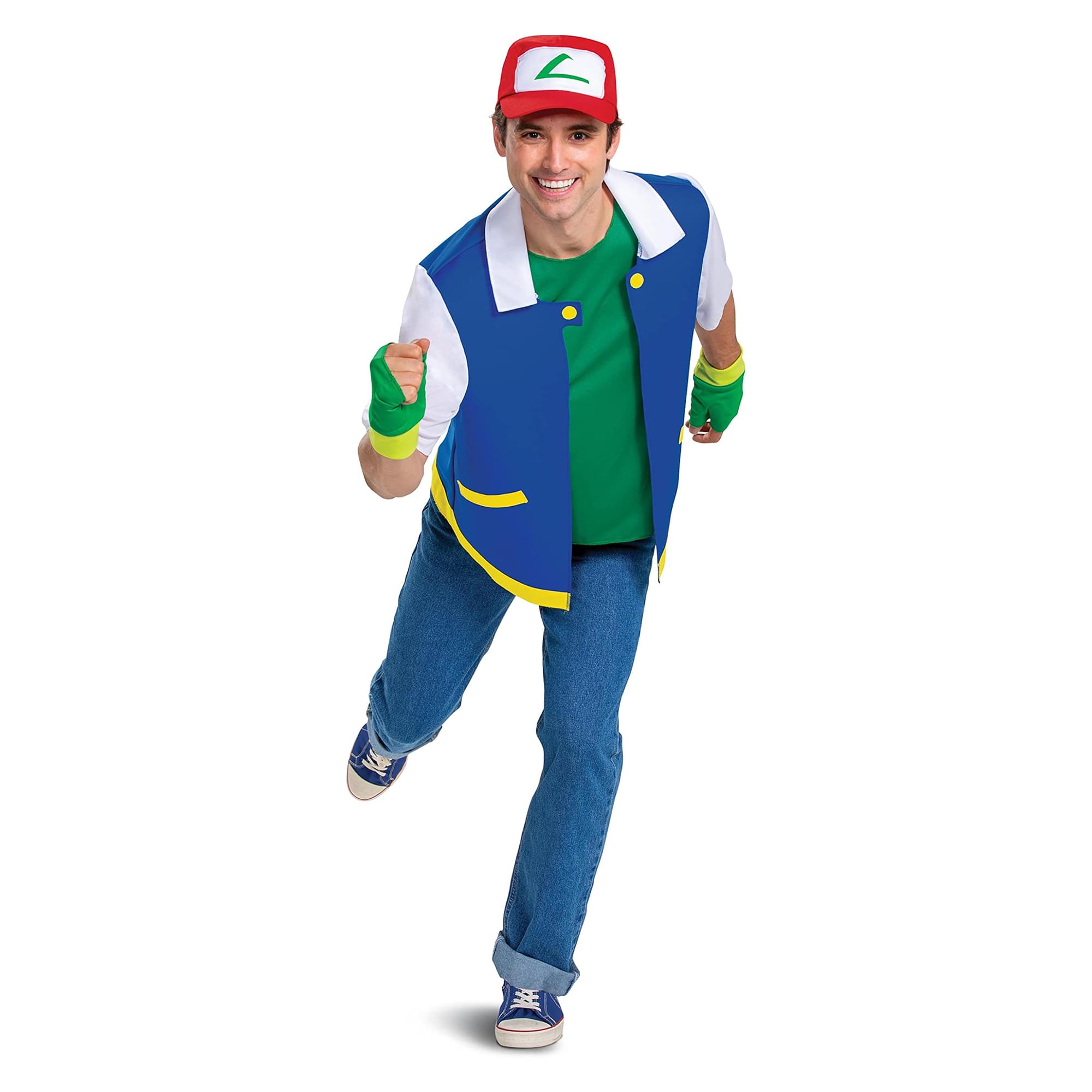 Pokemon Ash Ketchum Classic Unisex Adult Costume
