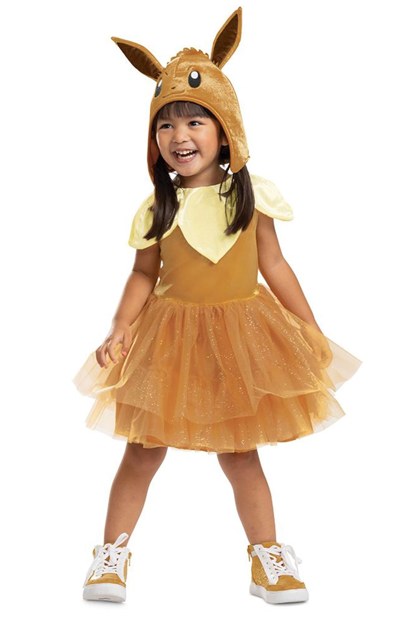 Photos - Fancy Dress Toddler Pokemon Eevee Tutu  Costume Dress DGC-128299L-C 