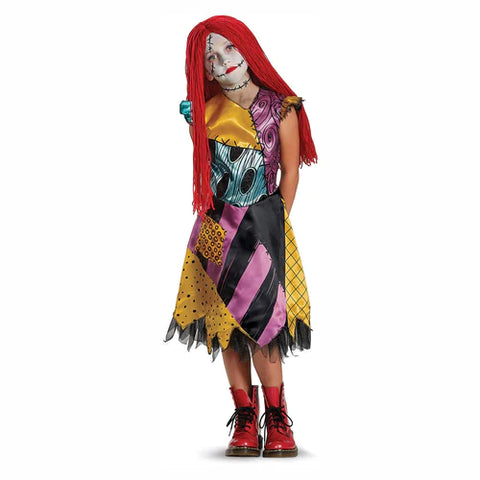 NIGHTMARE BEFORE CHRISTMAS SALLY DELUXE CHILD GIRLS COSTUME