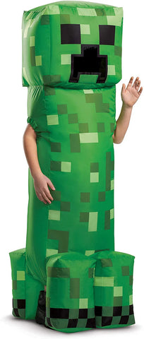 Minecraft Inflatable Creeper Child Costume | One Size