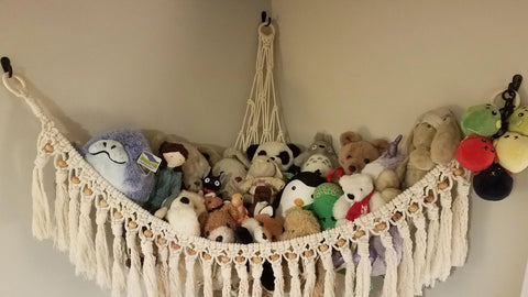DIY Stuffed Animal Storage Net