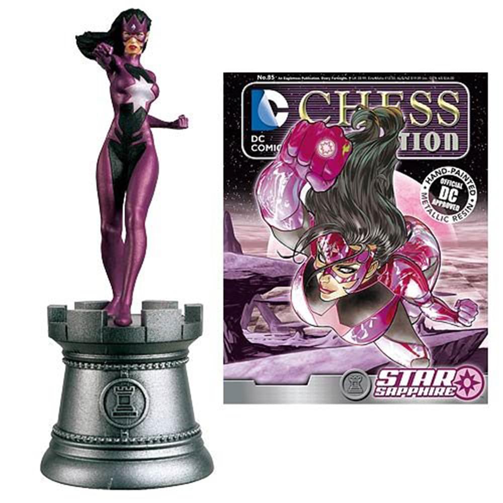 DC Superhero Chess Collection Magazine #85 Star Sapphire (White Rook)